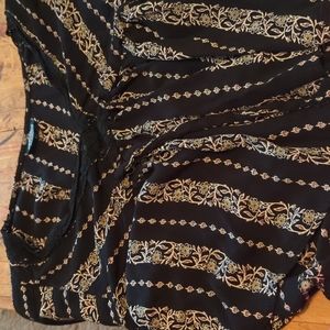 Black pattern blouse